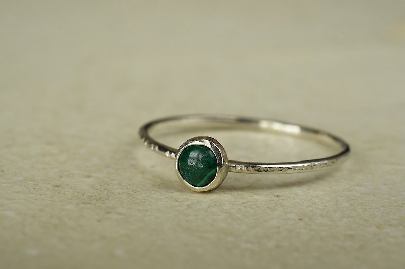 Little Silver Story Malachite - แหวนทั่วไป - โลหะ สีเขียว