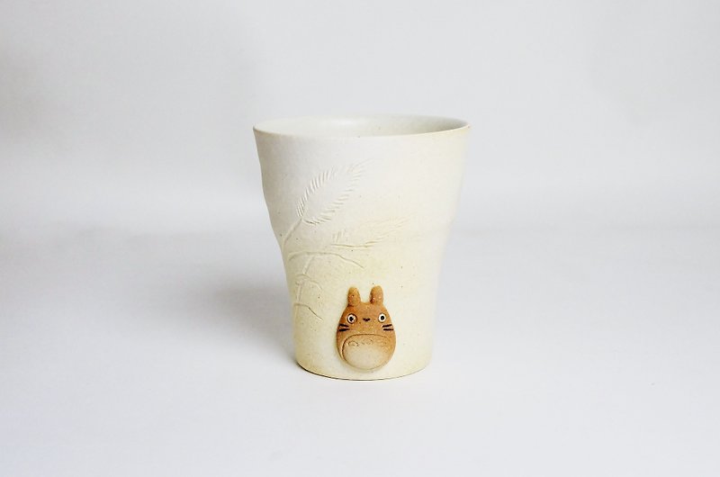 Twilight TOTORO Mug (White) - Mugs - Pottery White