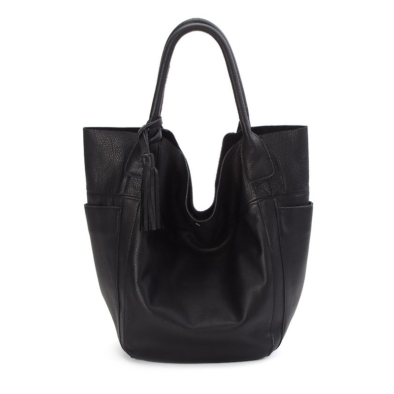 【FUGUE Origin】 Adventure Girls' LOHAS  - WOMEN'S SHOULDER BAGS - Messenger Bags & Sling Bags - Genuine Leather Black