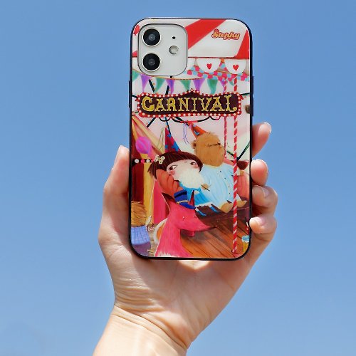 StephyDesignHK 【客製化禮物】開心樂園鏡面手機保護殼_ iPhone 15 全新上市