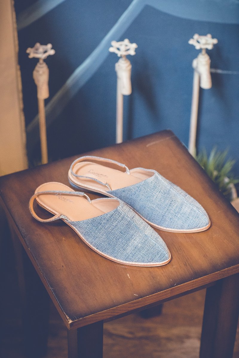 DayDream Shoes - Sandals - Cotton & Hemp Blue