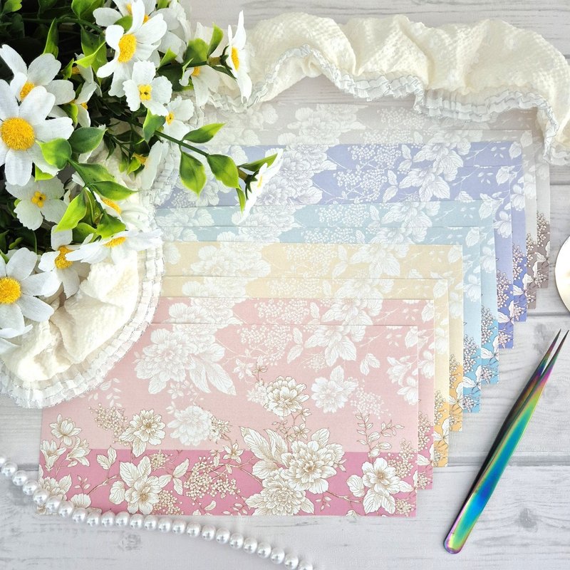 Oriental design paper(memo)_June_1 - 貼紙 - 紙 