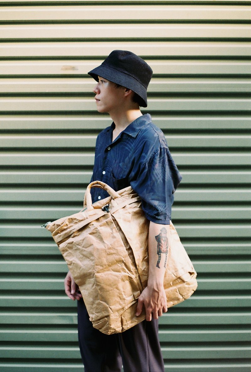 日本 Flybag經典飛行包(牛皮色/迷彩色) - 側背包/斜背包 - 其他人造纖維 卡其色