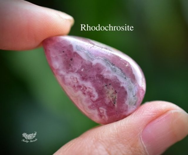 流れる縞模様☆ロードクロサイト （インカローズ ）ルース119