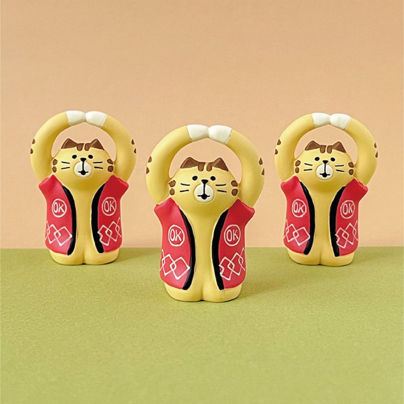 ジャパン デコレ コンコンブル - ラッキー ビッグ ファミリー - 置物 - レジン 