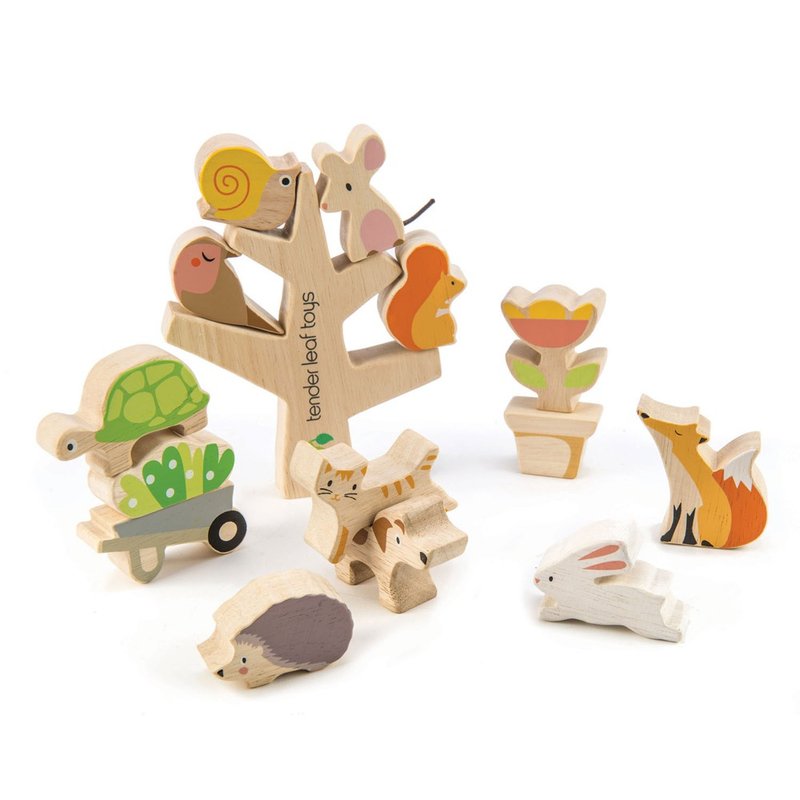 Stacking Garden Friends - Kids' Toys - Wood 