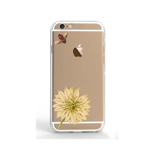 ModCases Clear iPhone case Samsung Galaxy case floral 1305