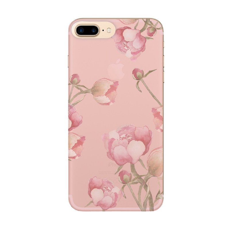 lotus 芙蓉公主手機殼 - 手機殼/手機套 - 矽膠 粉紅色