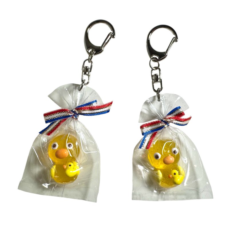 Chick jelly keychain - Keychains - Resin Yellow