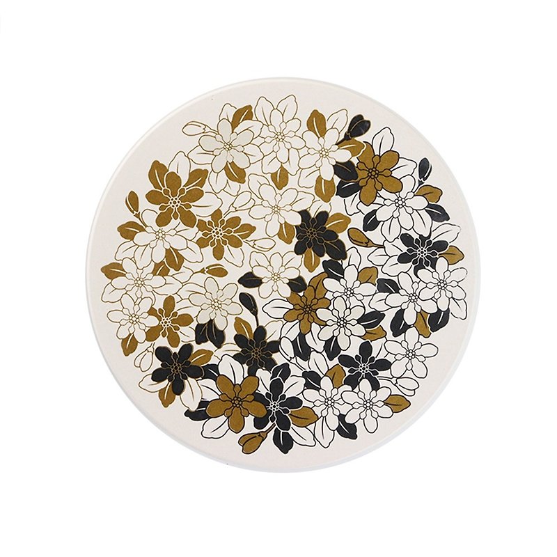 Violet Water Absorbent Coaster - Coasters - Porcelain Gold