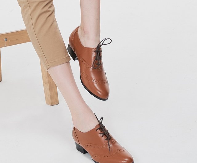 low heel oxford shoes