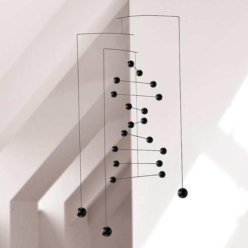 Flensted Mobiles丹麥平衡吊飾北歐木質雕塑風鈴別墅裝飾 - 裝飾/擺設  - 其他材質 黑色