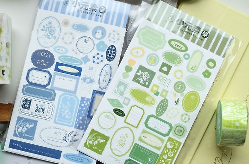野莓實驗室 可愛手帳貼紙 兔子DIY手帳日誌筆記本裝飾素材