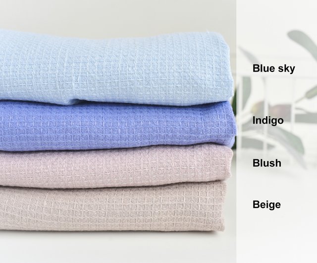 Organic Muslin Dish Towel Indigo