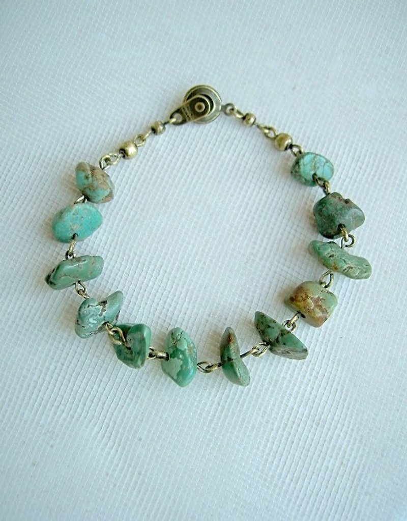 Turquoise bracelet - Bracelets - Gemstone Green