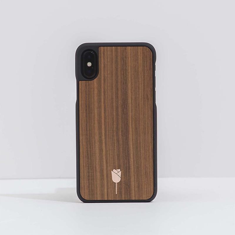 [Pre-order] Log phone case / rose - iPhone Samsung - เคส/ซองมือถือ - ไม้ สีนำ้ตาล