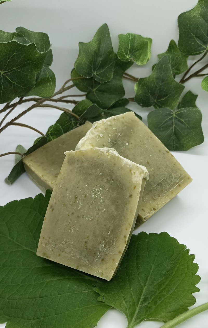 有機左手香濕疹冷製皂 - 肥皂/手工皂 - 其他材質 綠色