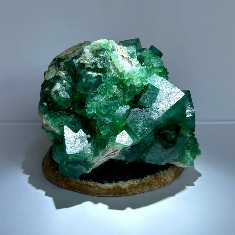 *原石之美* 天然 綠螢石 原礦 Natural Fluorite - 擺飾/家飾品 - 水晶 綠色