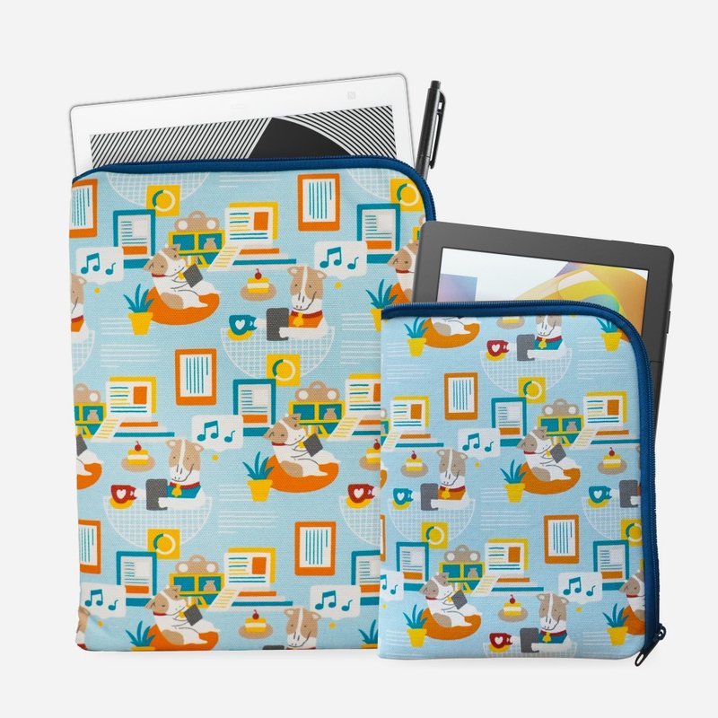 Readmoo × Printing Music joint product Dudu Book Buyer is suitable for tablets and readers - ปกหนังสือ - ผ้าฝ้าย/ผ้าลินิน หลากหลายสี