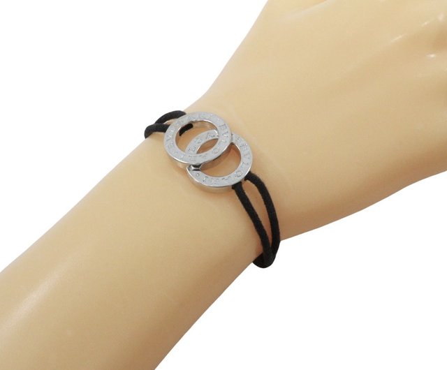 BVLGARIブルガリ ダブルリング ブレスレット 925シルバー 日本直送】ブルガリBVLGARI ブルガリブルガリブレスレットダブルロゴ