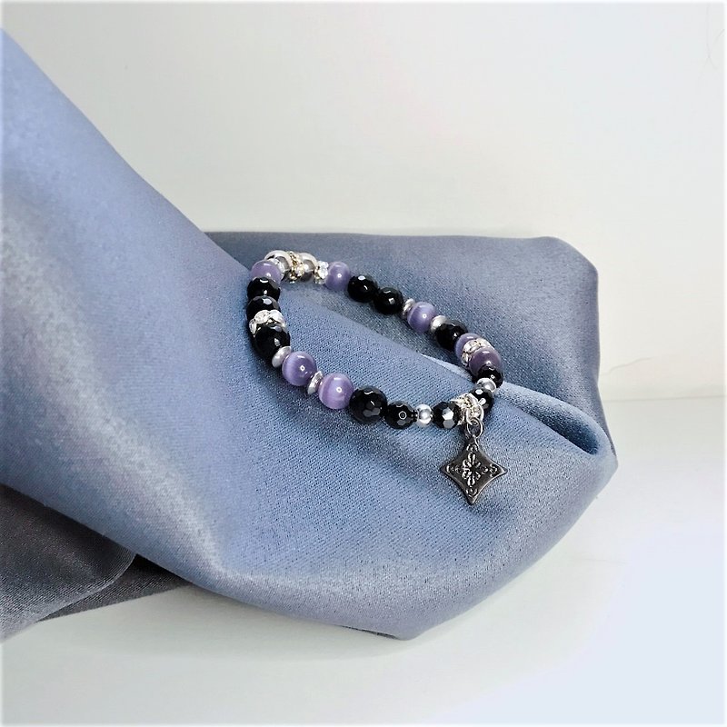 Beautiful Bubble Opal Bracelet Bracelet - Bracelets - Stone Purple