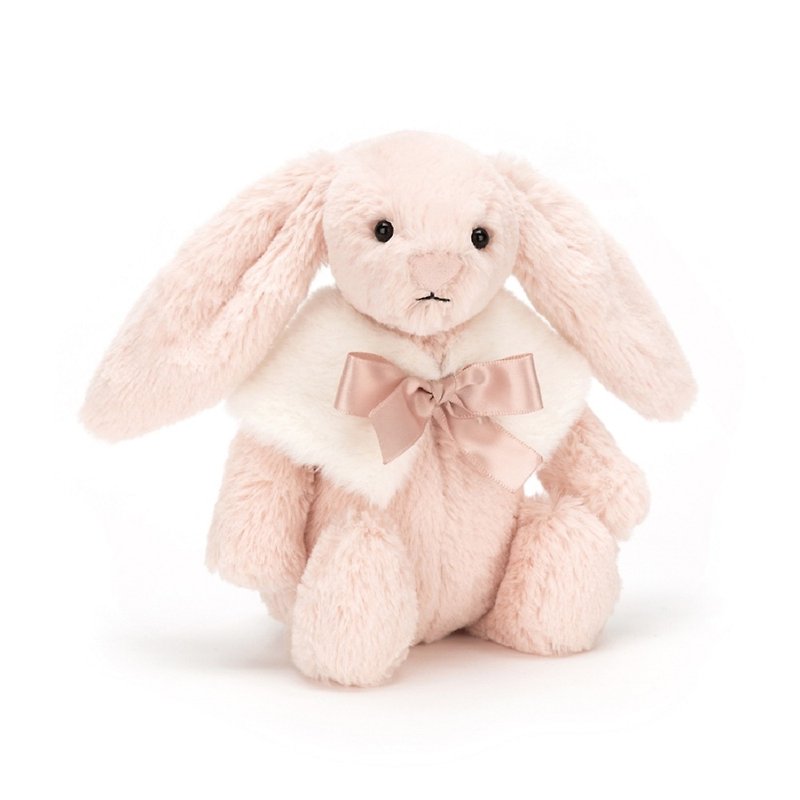 Jellycat Bashful Blush Snow Bunny - Stuffed Dolls & Figurines - Polyester Pink