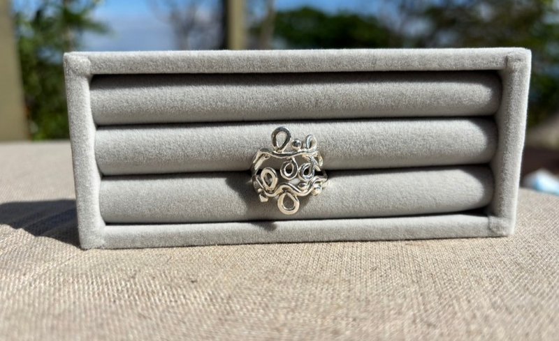 Wear the waves by your side sterling silver handmade ring - General Rings - Sterling Silver 