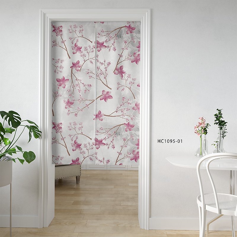 Brand Original Printed Door Curtain Rain-Mountain Sakura Sakura - Doorway Curtains & Door Signs - Polyester 