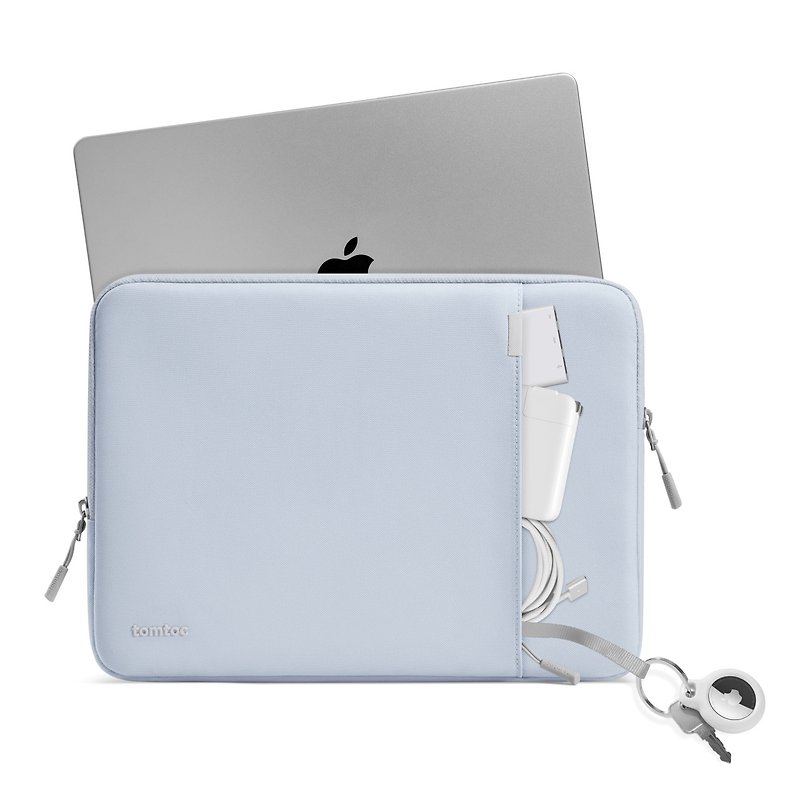 完全な保護、ベイビーブルー、13インチ、14インチMacBook Air / Proに最適 - PCバッグ - ポリエステル ブルー