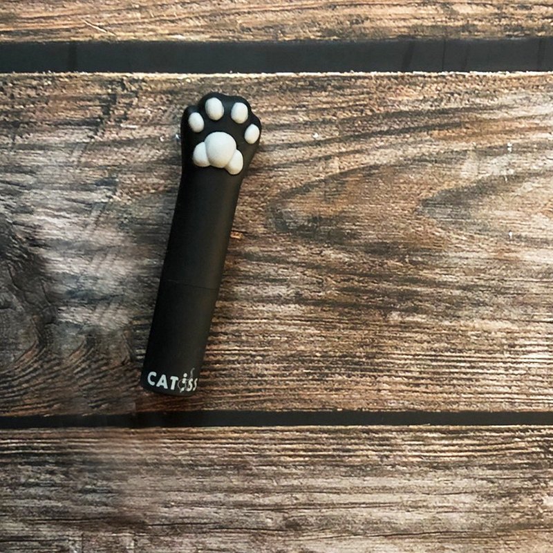 CATISS貓掌護唇膏-黑貓原味 - 護唇膏/唇部保養 - 其他材質 黑色