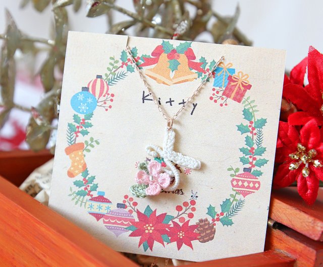 ハンドメイド繊細な細糸で編んだ華麗な巻き薔薇アンティークカラー