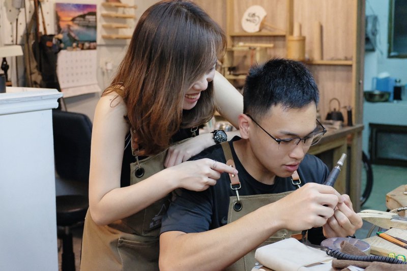 Handmade Silver experience course, Hualien metalworking gift can use cultural coins Hualien rainy day indoor itinerary - Metalsmithing/Accessories - Sterling Silver 