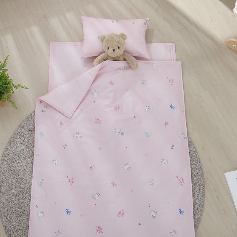 Hello Kitty-台灣製兒童睡墊三件組-可機洗-蝴蝶結 - 其他 - 棉．麻 