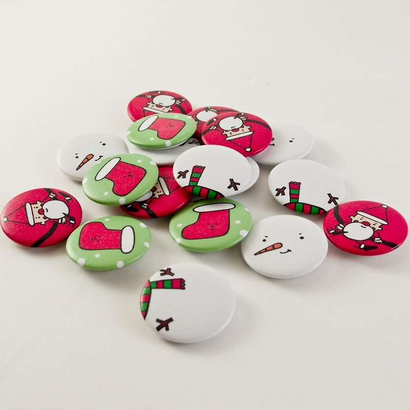 Christmas Mini Pins - เข็มกลัด/พิน - โลหะ หลากหลายสี