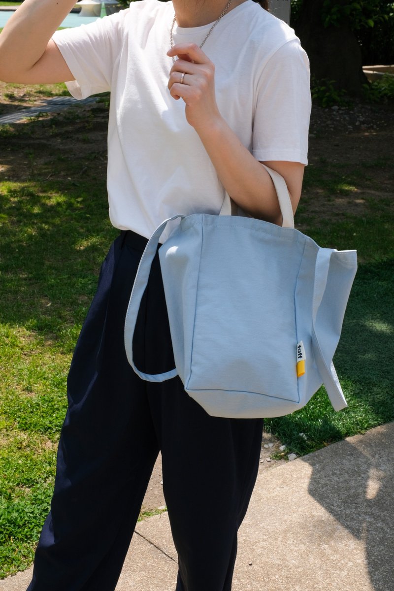 Brunch bag Soda - 側背包/斜背包 - 棉．麻 藍色