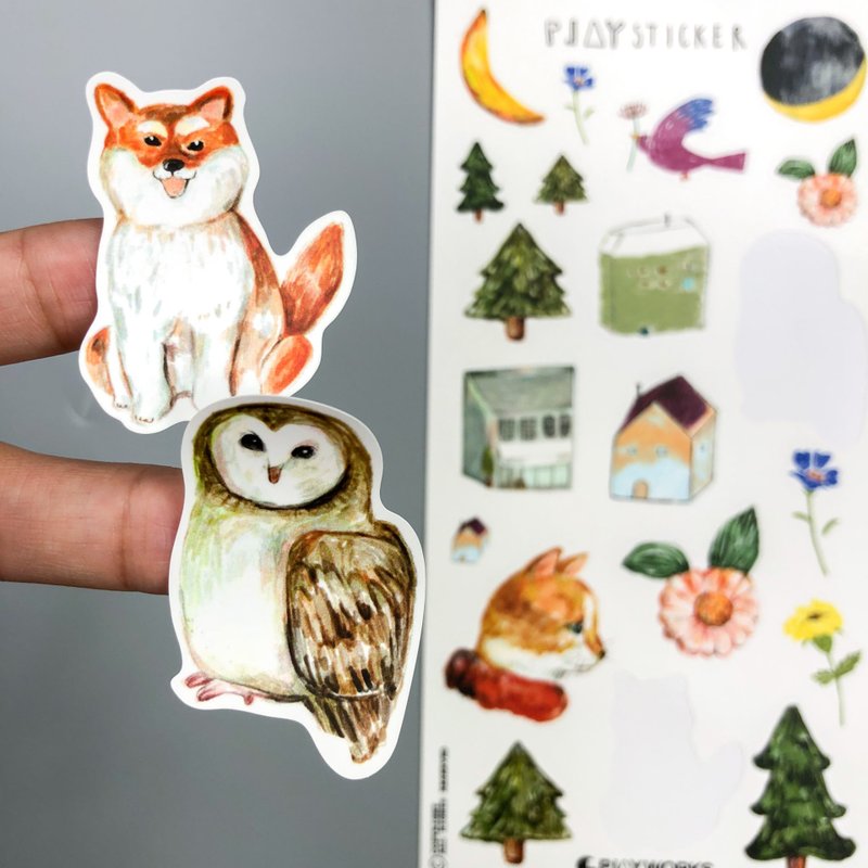 กระดาษ สติกเกอร์ หลากหลายสี - Sticker – Nature