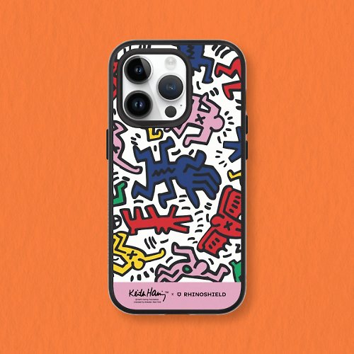 犀牛盾RHINOSHIELD SolidSuit經典背蓋手機殼∣Keith Haring/Icons for iPhone