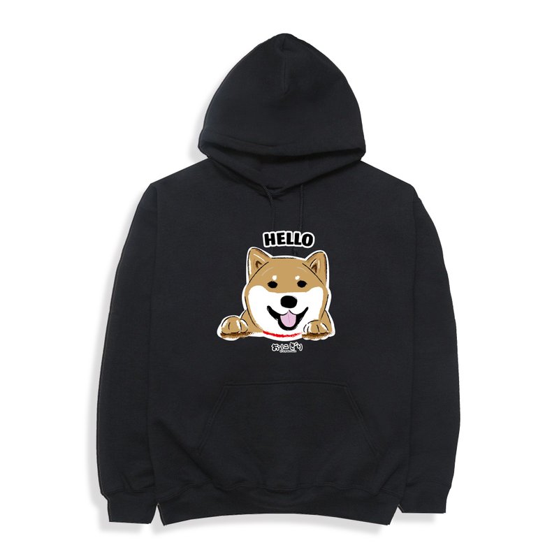 Shiba Inu Hoodie  Gildan Heavy Blend Adult Hooded Sweatshirt - เสื้อฮู้ด - ผ้าฝ้าย/ผ้าลินิน ขาว