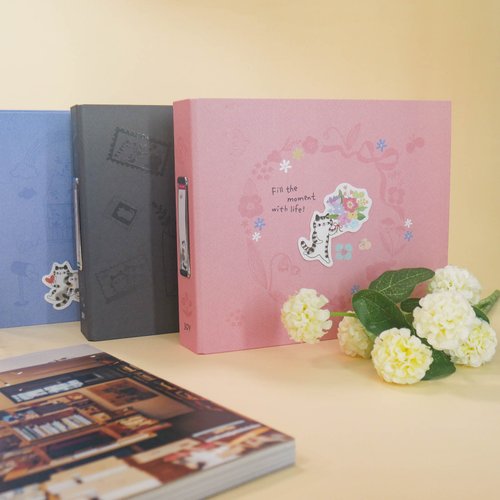 九達生活禮品 O-CAT-活頁自黏相本組(小12K)