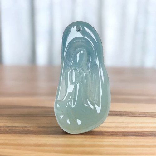 瓔珞翡翠 冰種翡翠無相佛| 天然緬甸玉A貨翡翠 | 送禮