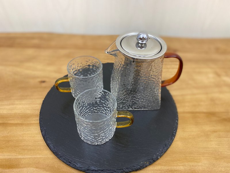 Fugui Tea Set Glass Craft Tea Cup Set [Keio Honpo] - Other - Glass 