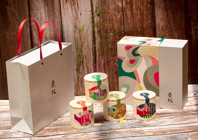 Tansuo Four Seasons Tea Gift Box/Taiwan Oolong Tea/Taiwan Souvenir. Japan's Highest Gold Award - ชา - วัสดุอื่นๆ 