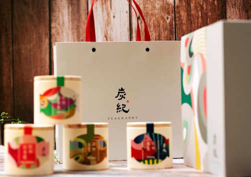 丹蘇四季茶ギフトボックス（4缶入りギフトボックス）/台湾烏龍茶