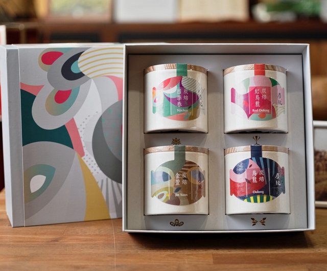 台湾お茶烏龍茶台湾お土産 丹蘇四季茶ギフトボックス（4缶入りギフトボックス）/台湾烏龍茶