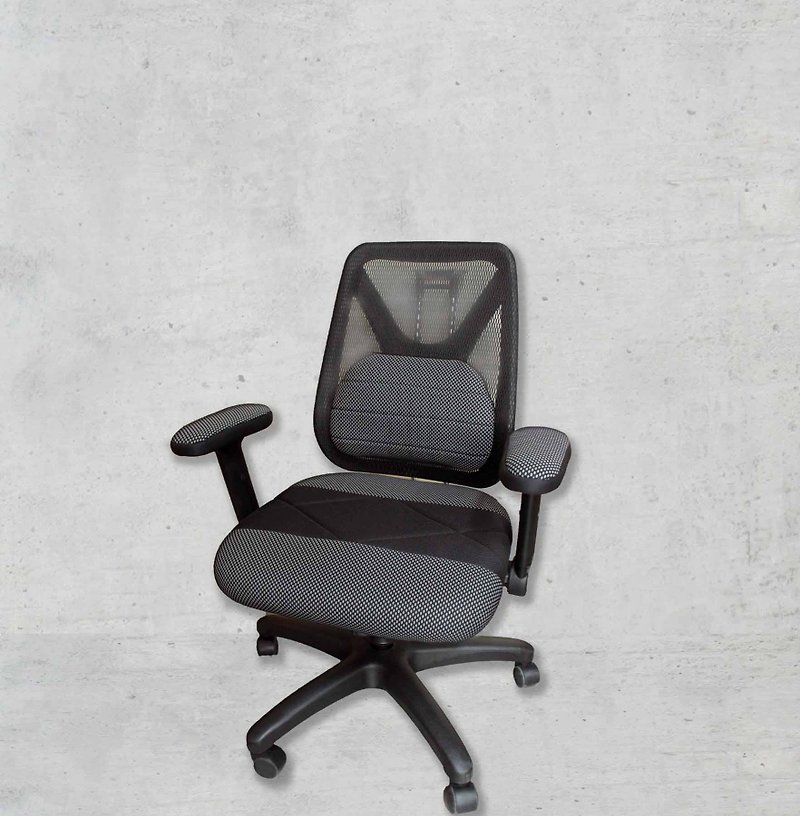 AC RABBIT Breathable Full Air Cushion Office Chair (No Headrest Version) OC-1801LPA - Chairs & Sofas - Other Materials Gray