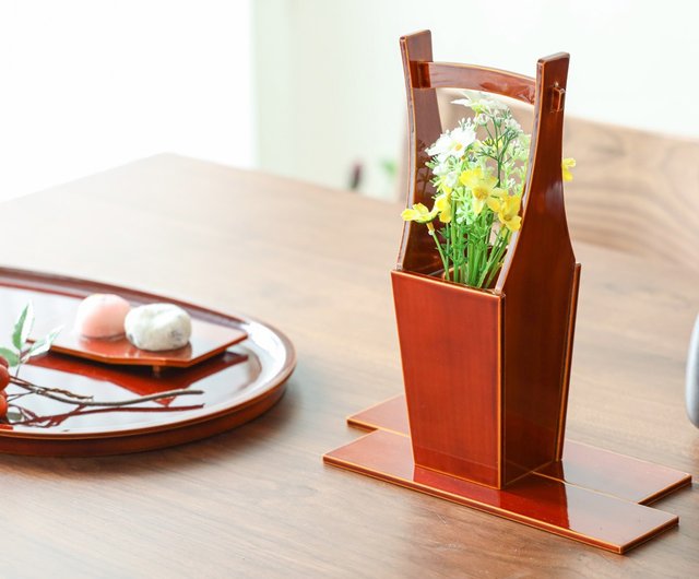 福壽漆器店 手桶花器 - ショップ MUKU工房 花瓶・植木鉢 - Pinkoi