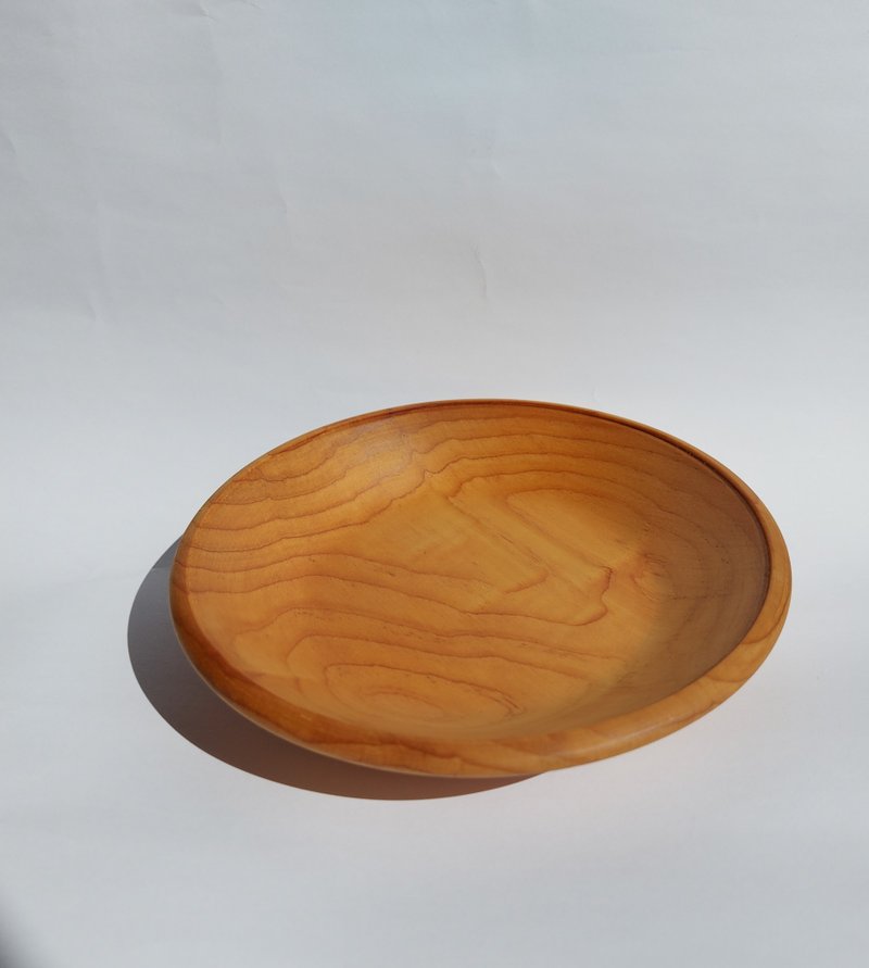 [Out of Print Special] [Hinoki Plate_Large] Taiwanese cypress/Plate/Jewelry Plate/Display Plate_Single - จานและถาด - ไม้ 