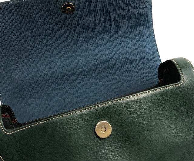 【美品】LOEWE ベラスケスバニティバッグ グリーン×ブルー 日本直送 名牌中古包 】LOEWE ロエベ ベラスケス ハンドバッグ
