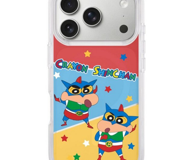 クレヨンしんちゃん Casetify iPhone17pro max ケース クレヨンしんちゃん＆シロ iPhone 17 Pro Max 透明/マグネット式