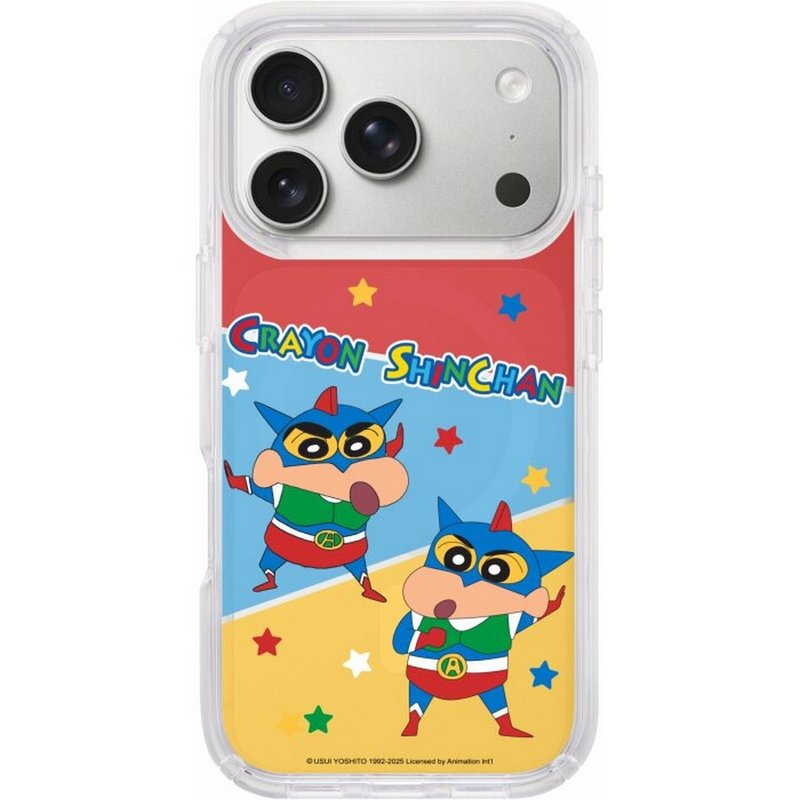 野原新之助與白 iPhone17 Pro Max  透明/磁吸磁換式手機殻 - 手機殼/手機套 - 塑膠 多色